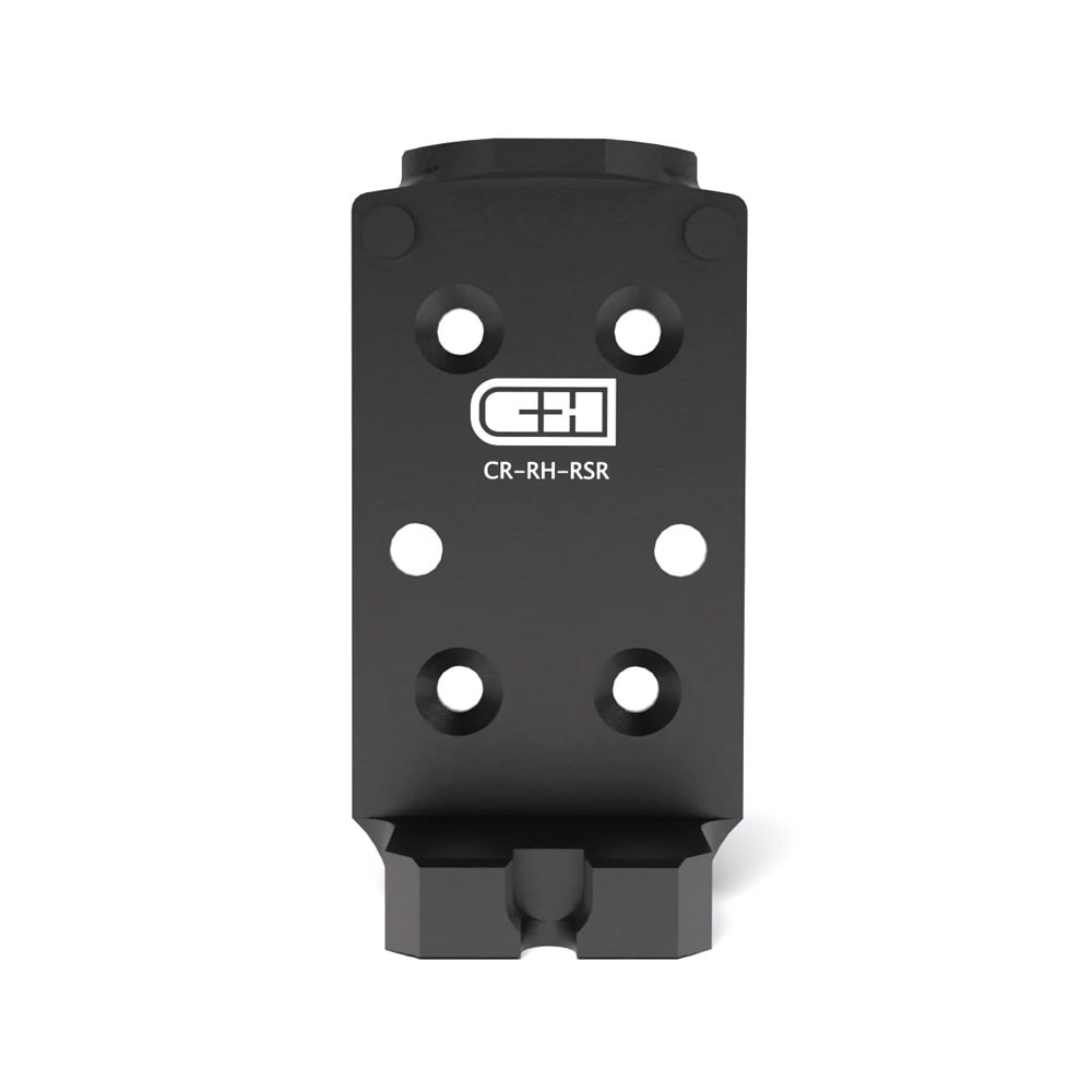 C&H Precision Cross 1911/2011 Optics Plate Plate For Trijicon (RMR/SRO) Holosun (407C/507C/508T) w/ 10/8 Rear Sight CR-RH-RSR