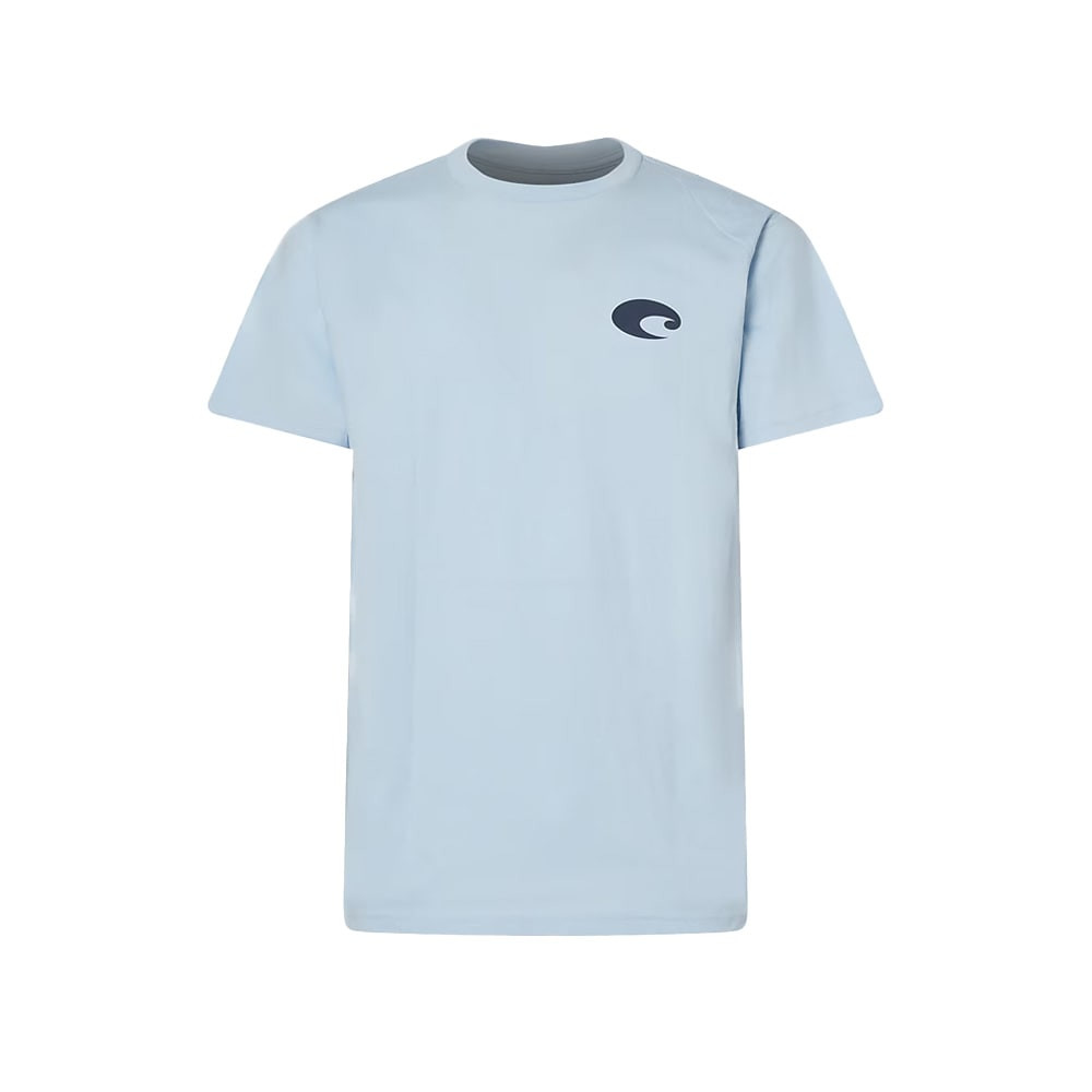 Costa Del Mar Lifestyle Species Shield T-Shirt Mens Light Blue FQA400025-615