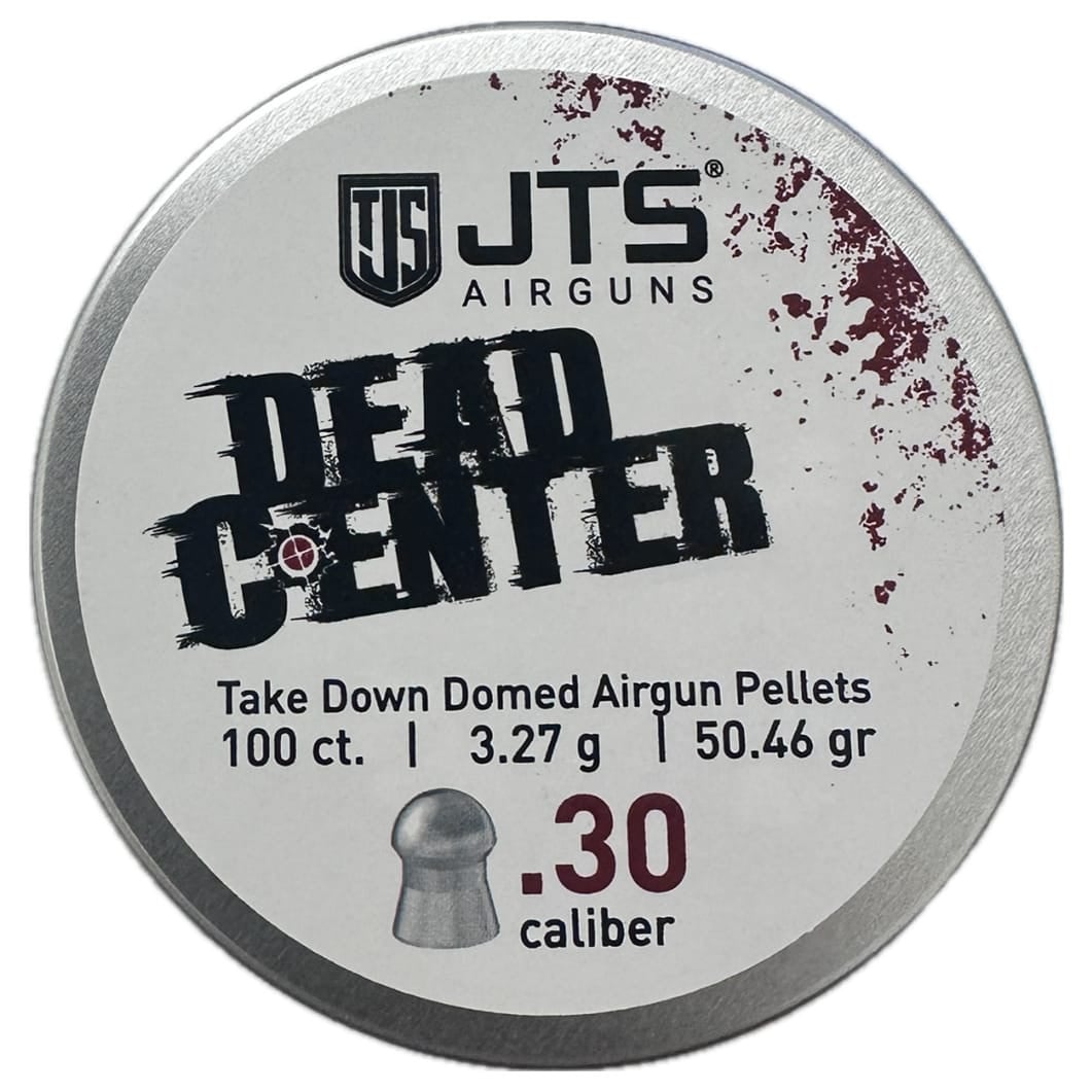 JTS Dead Center Precision .30 Cal 3.25g (50.15gr) Domed Pellets (100 ct) Bulk Package JAC134