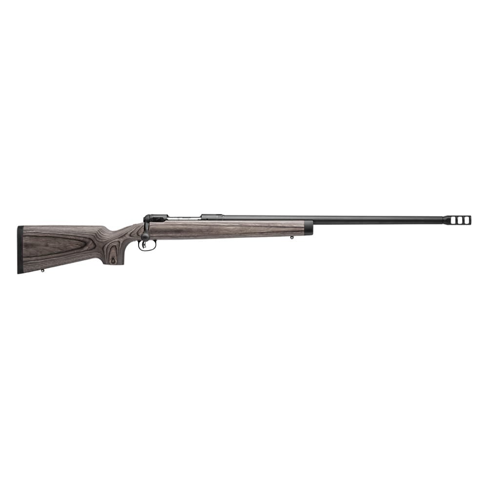 Savage Arms Model 110 Magnum Target .338 Lapua Mag 26"Bbl 1:9 Heavy Carbon Steel w/ Brake Gray Laminate Single Shot Bolt Action Rifle 33057