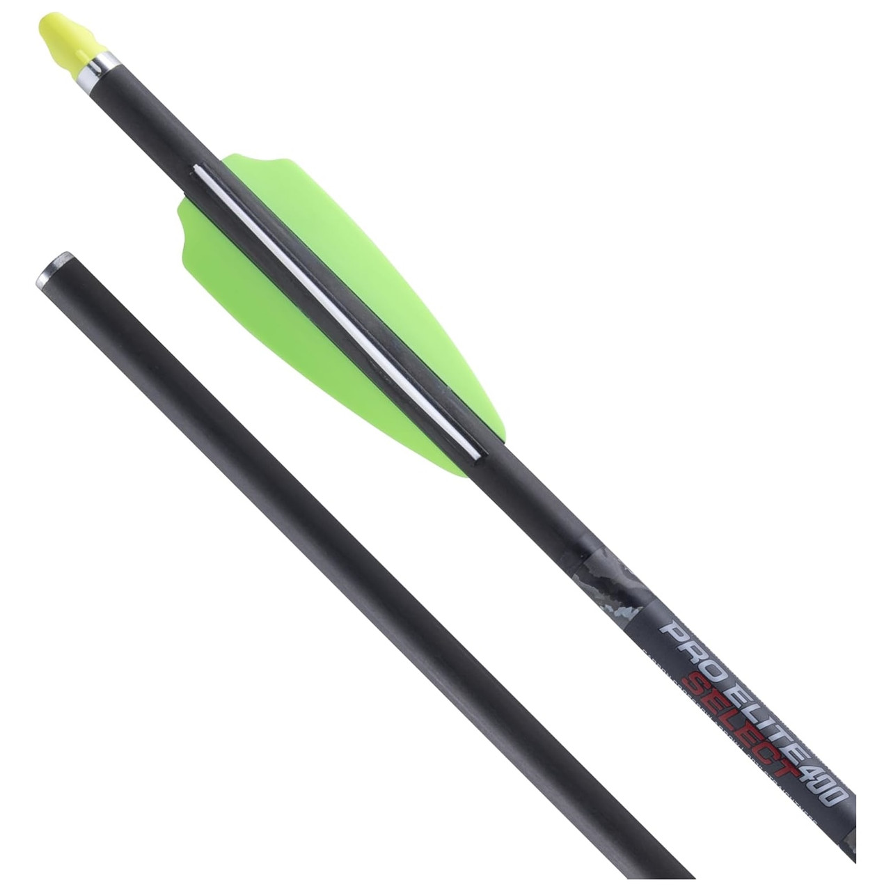 TenPoint Pro Elite 400 Select 20" Alpha-Nock HP .001" Yellow Carbon Arrows 6pk HEA-670.6