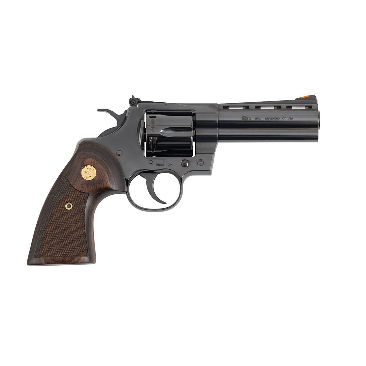 Colt Python Blued .357 Magnum 4.25" Bbl Wood Grips Blued Revolver PYTHON-BP4WTS