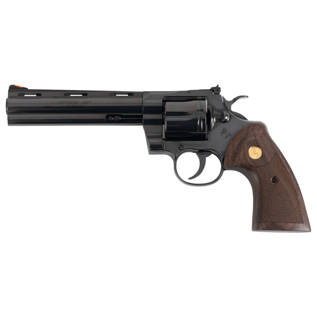 Colt Python Blued .357 Magnum 6" Bbl Wood Grips Blued Revolver PYTHON-BP6WTS