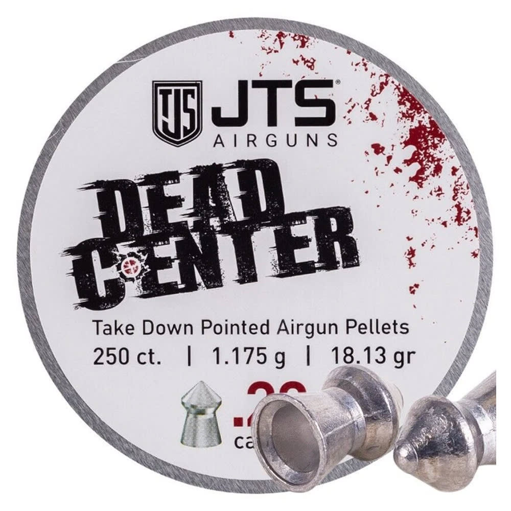 JTS Dead Center Precision .22 Cal 1.175g (18.13gr) Pointed Pellets (250 ct) Bulk Package JAC108