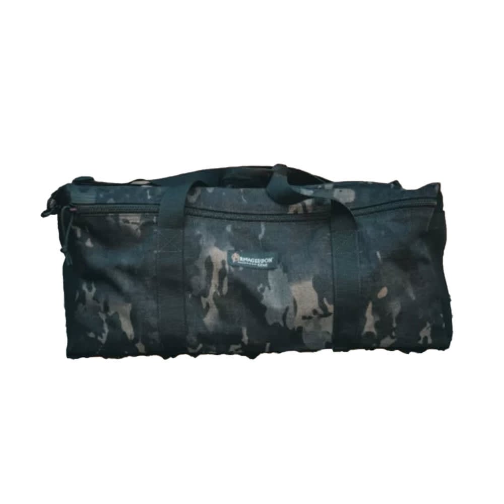 Armageddon Gear Kit Bag Multi-Cam Black w/ Heavy-Duty Zippers, MilSpec Webbing, Cordura Construction, Foam Bottom, Shoulder Strap, AG0539-MB