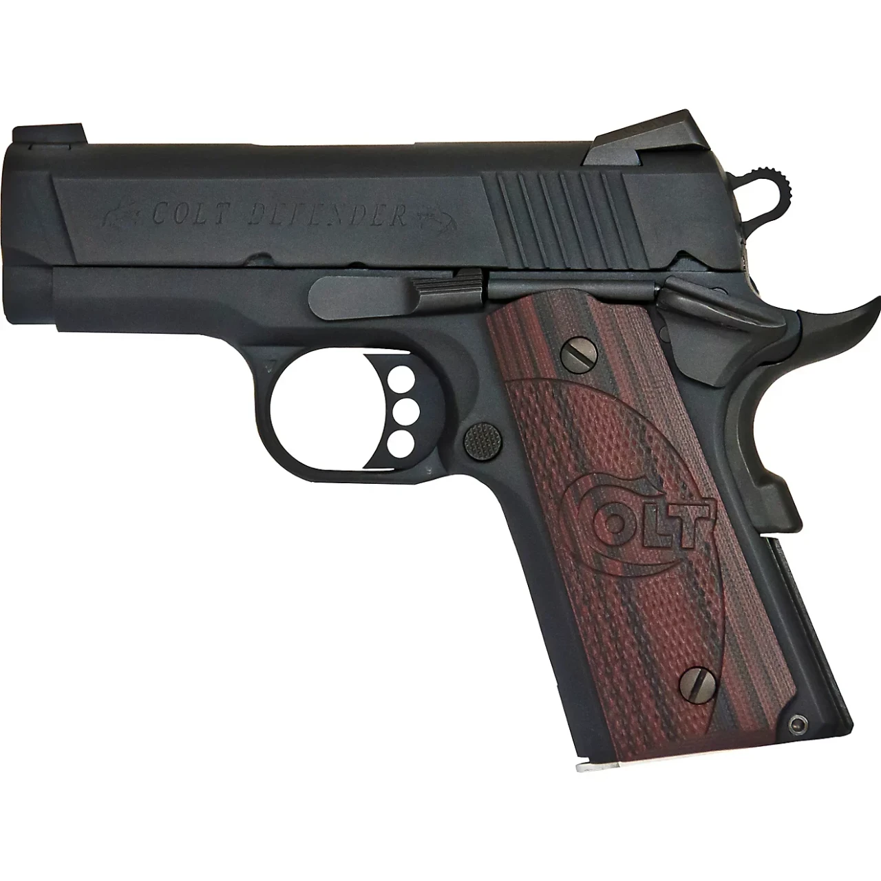 Colt 1911 Defender .45 ACP 3" Bbl Matte Black Cerakote/Blued Pistol O7800XE