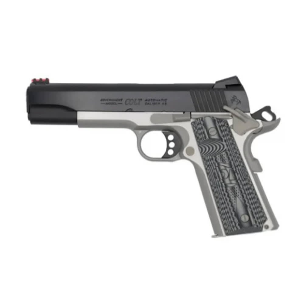 Colt 1911 Government Model Competition .45 Auto 5" National Match Bbl Series 70 Blued Slide SS Frame Pistol O1070CCS-TT