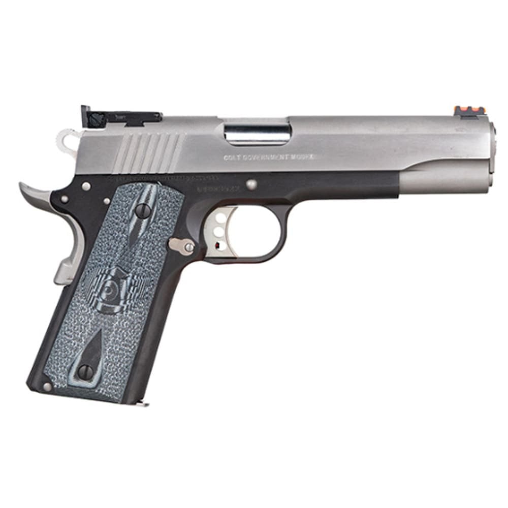 Colt 1911 Gold Cup Lite .38 Super 5" Bbl Series 70 SS Slide Blued Frame Gray G10 Grip Pistol O5973GCL-TT