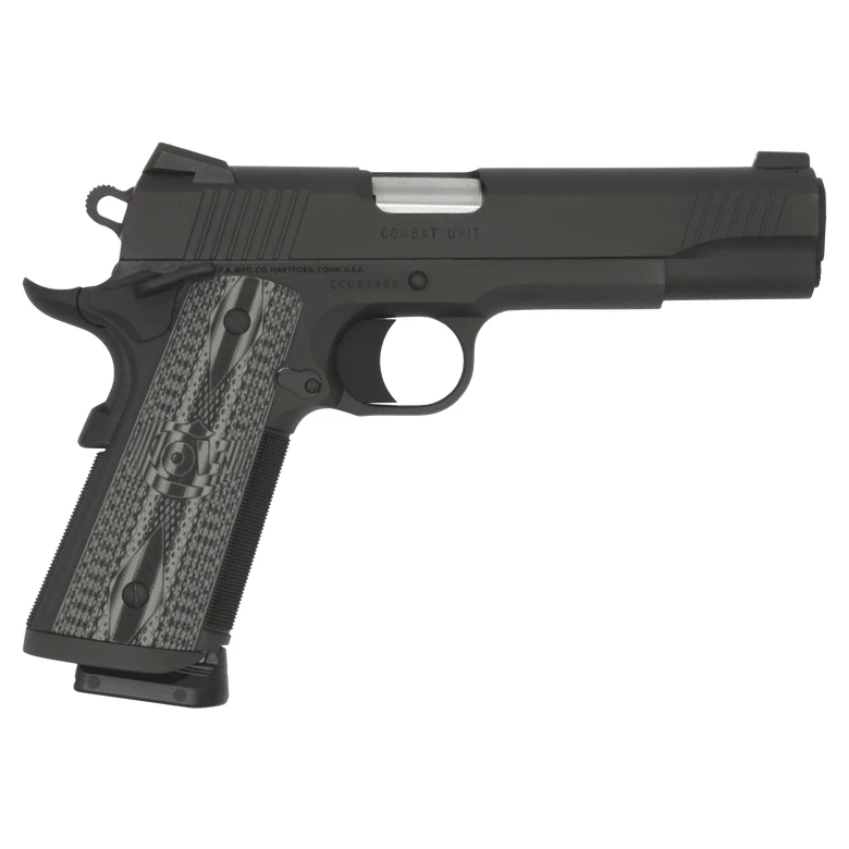 Colt 1911 Combat Unit Government Model .45 ACP 5" National Match Bbl Black IonBond Finish Pistol O1080CCU
