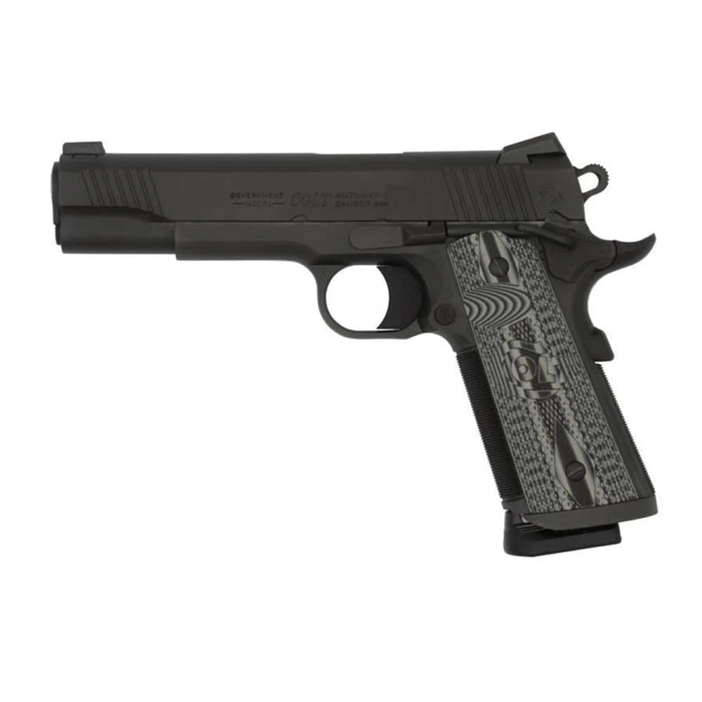 Colt 1911 Combat Unit Government Model 9mm 5" National Match Bbl Black IonBond Finish Pistol O1082CCU