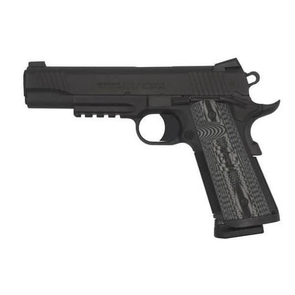 Colt 1911 Combat Unit Government Model Rail 9mm 5" National Match Bbl Series 80 Rail Black IonBond Pistol O1082RGCCU