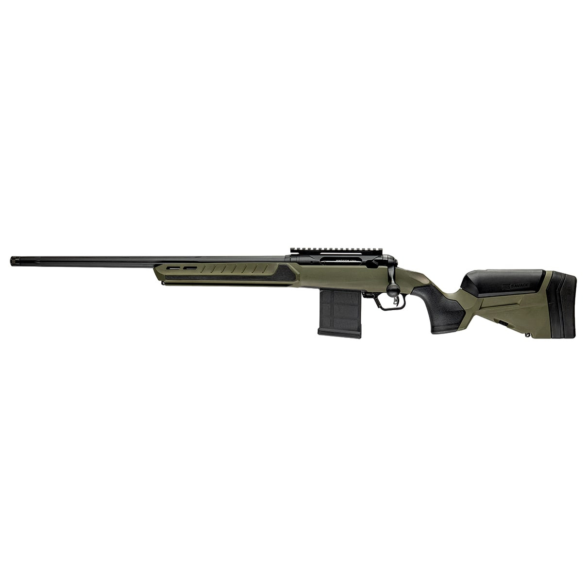 Savage Arms Model 110 CORE PREDATOR LH .204 Ruger 22"Bbl 1:12 THR Med. Contour Strt.Fluting 1-Piece Top Rail MLOK ARCA Bolt Action Rifle 32643