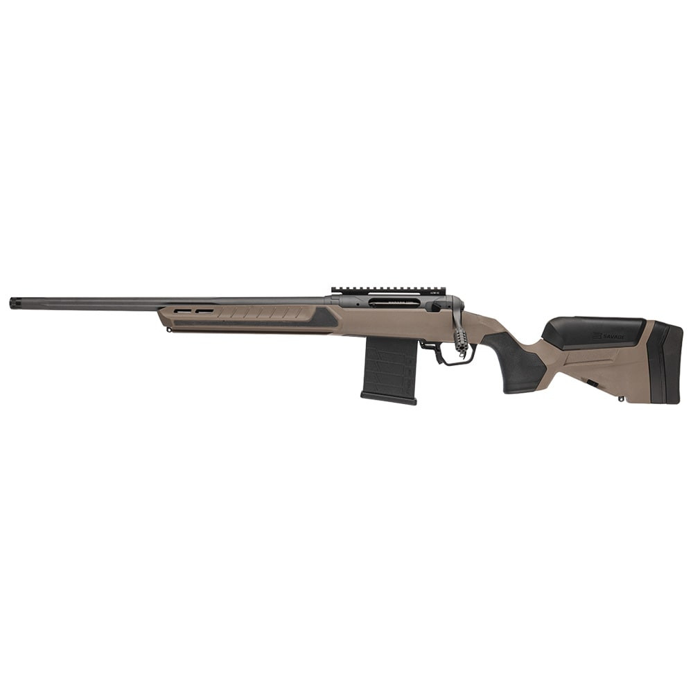 Savage Arms Model 110 CORE TACTICAL LH 7mm PRC 24"Bbl 1:8 THR Carbon Steel Med.Contour Strt.Fluting MLOK ARCA 1-Piece Top Rail Bolt Action Rifle 32694