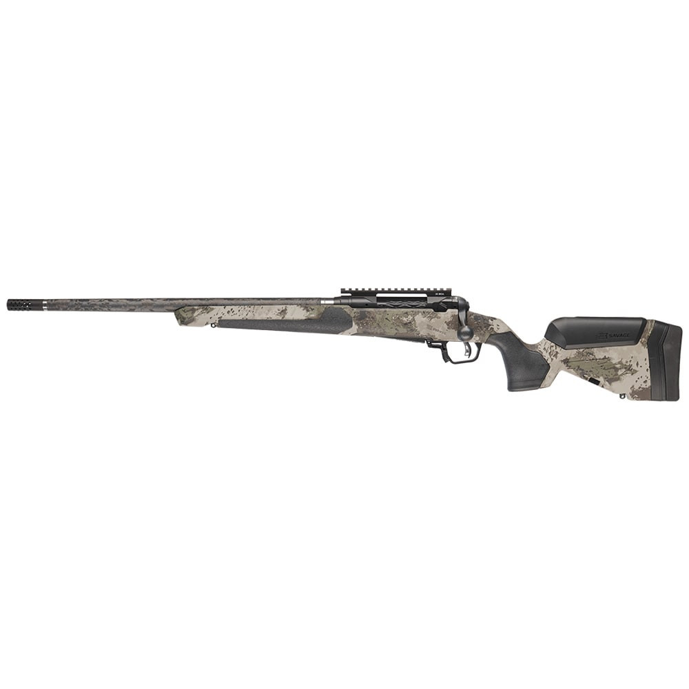 Savage Arms Model 110 Ultralite Pro Woodland LH .300 WSM 20"Bbl 1:10 Carbon Fiber THR Brake Diamond-Fluted 1-piece Rail Bolt Action Rifle 32725