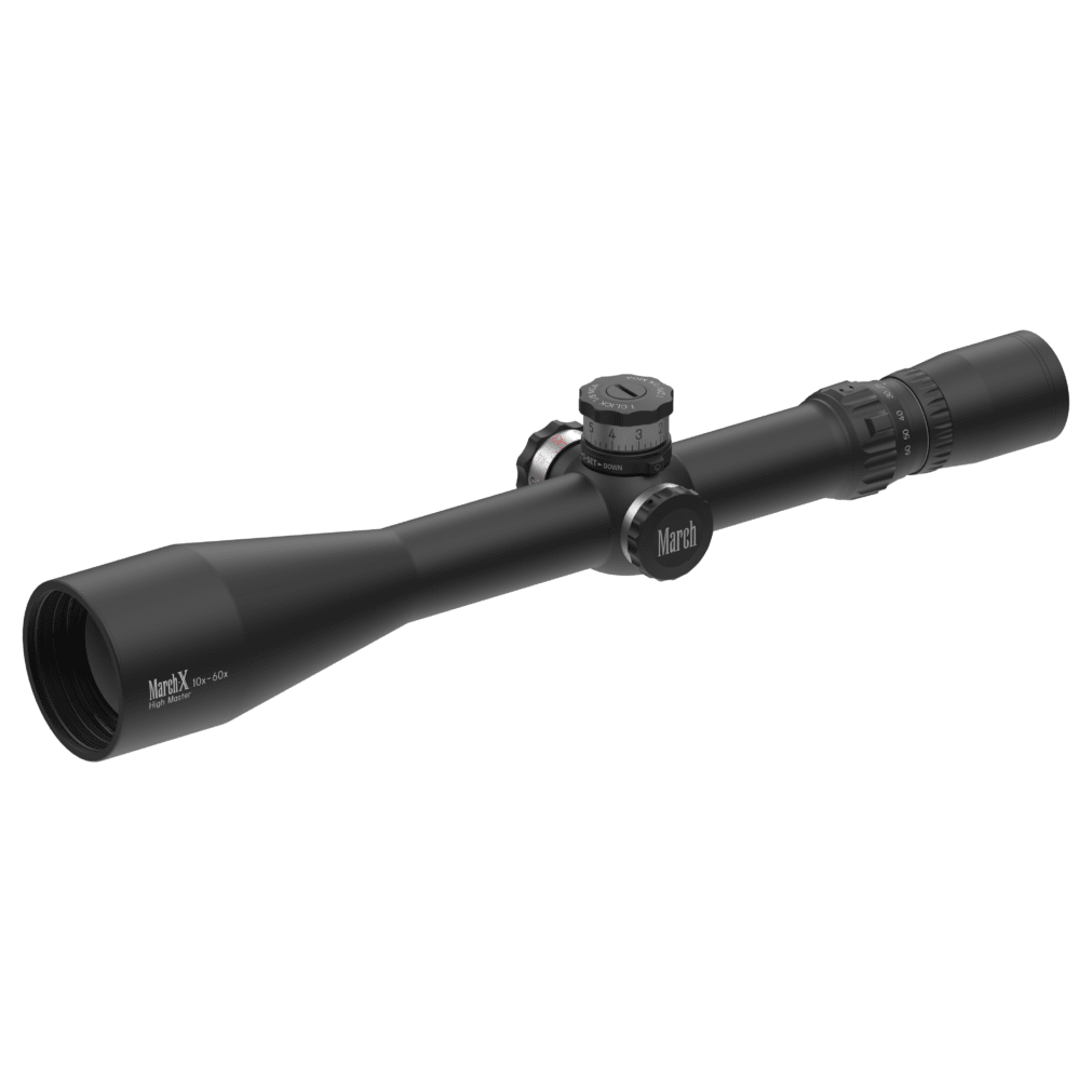 March-X Tactical "High Master" 10x-60x56mm SFP MTR-5 1/8 MOA Riflescope w/Writable Turrets D60HV56TMW-MTR-5