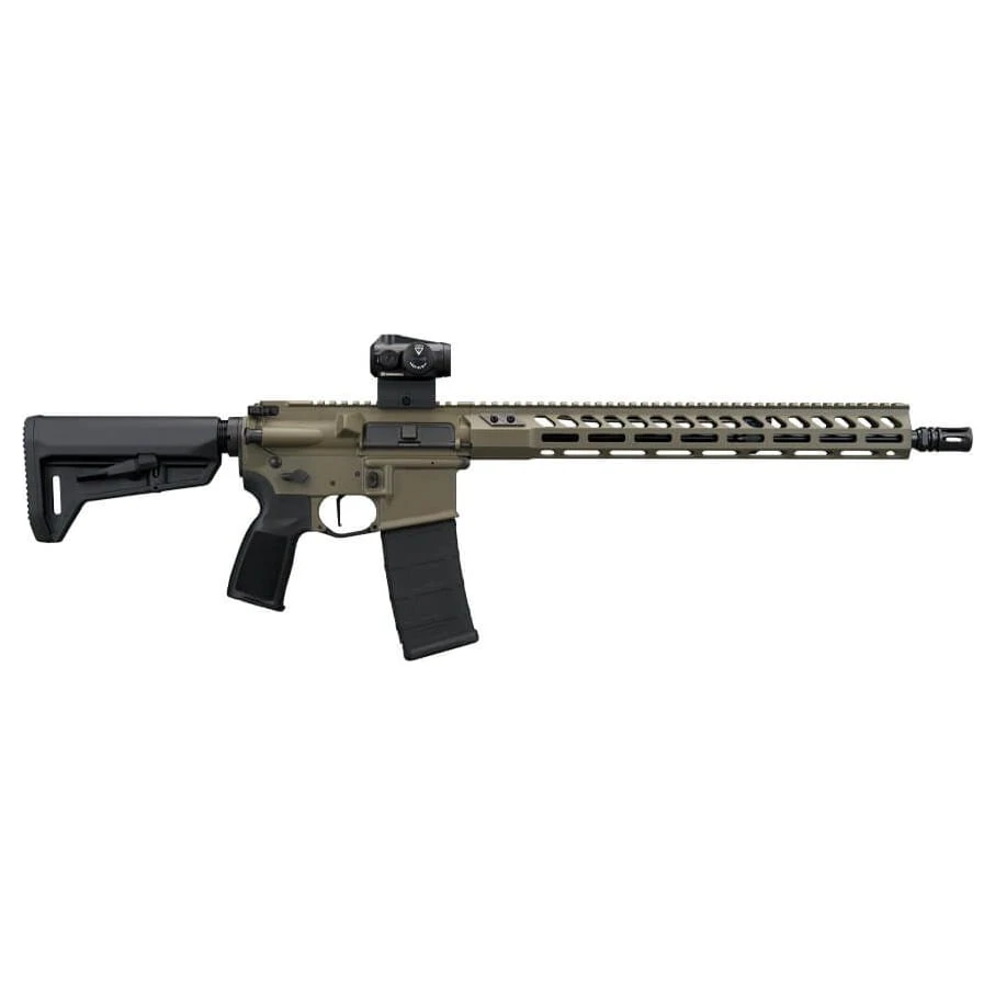 Sig Sauer M400 Forge 5.56 Nato Rifle 16"Bbl CHF w/ Romeo-MSR Gen II Telescoping Stock Two-Stage Trigger  MLOK Hg 1x30Rd Mag RM400-556N-16B-FORGE-MSGRN