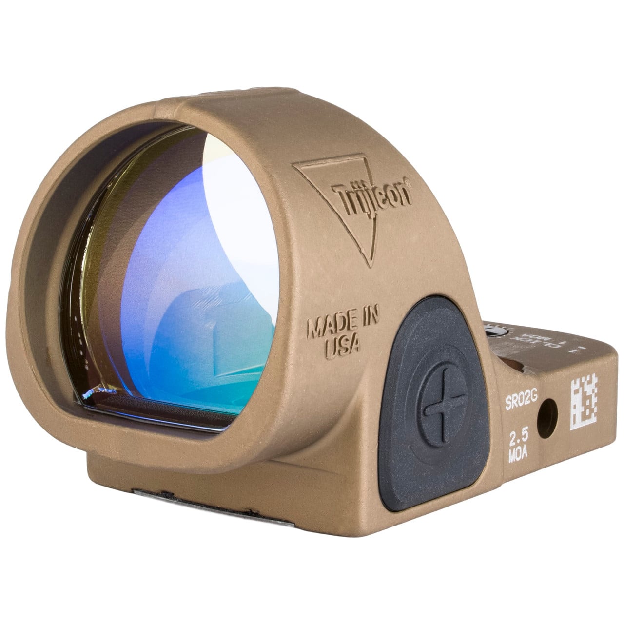 Trijicon SRO Adjustable LED 2.5 MOA Green Dot, Coyote Brown Anodized SRO2-2500035
