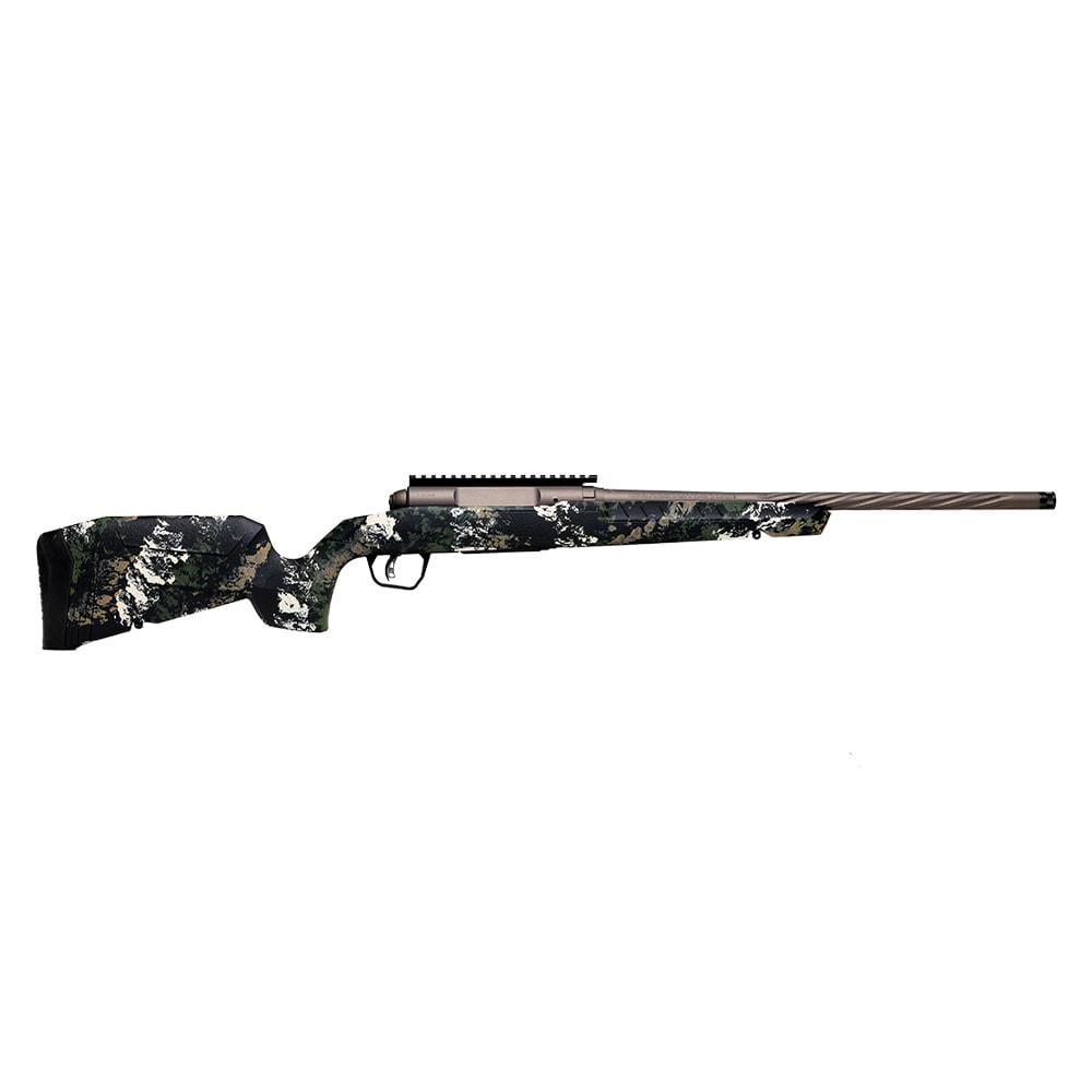 Savage Arms Axis 2 PRO .350 Legend 18" (45.7 cm) 1:16" Bbl 4rd Synth Gun Metal Bronze/Forest SP Camo LH Full Bolt Action Rifle 32368