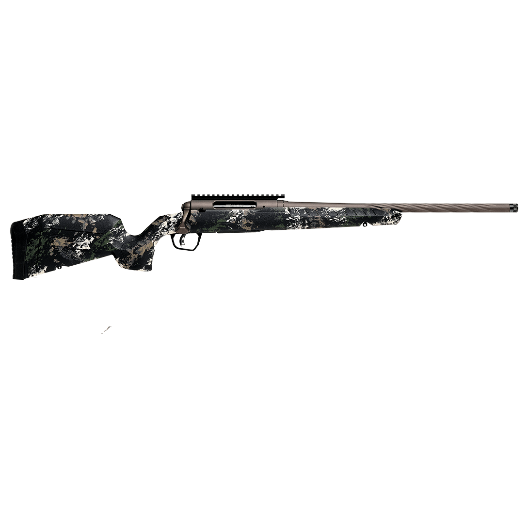 Savage Arms Axis 2 PRO 6.5 Creedmoor 20" (50.8 cm) 1:8" Bbl 4rd Synth Gun Metal Bronze/Forest SP Camo RH Compact Bolt Action Rifle 32375