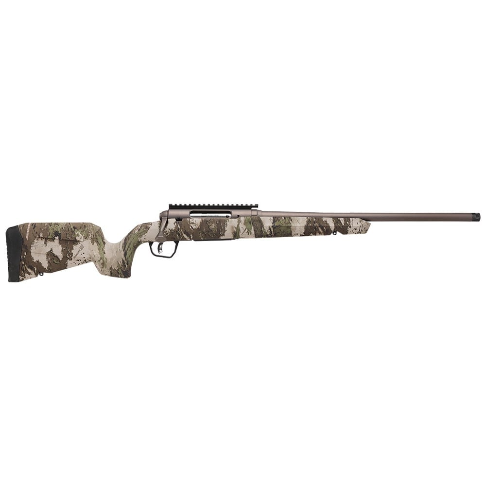 Savage Arms Axis 2 PRO 6mm ARC 20" (50.8 cm) 1:7.5" Bbl 4rd Synth Gun Metal Bronze/Woodland RH Compact Bolt Action Rifle 32389
