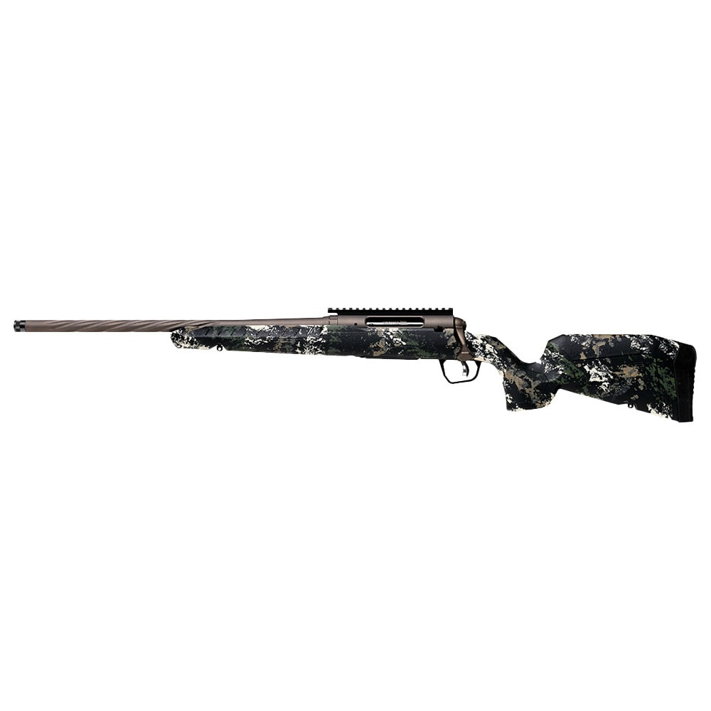 Savage Arms Axis 2 PRO 6mm ARC 20" (50.8 cm) 1:7.5" Bbl 4rd Synth Gun Metal Bronze/Forest SP Camo LH Compact Bolt Action Rifle 32398