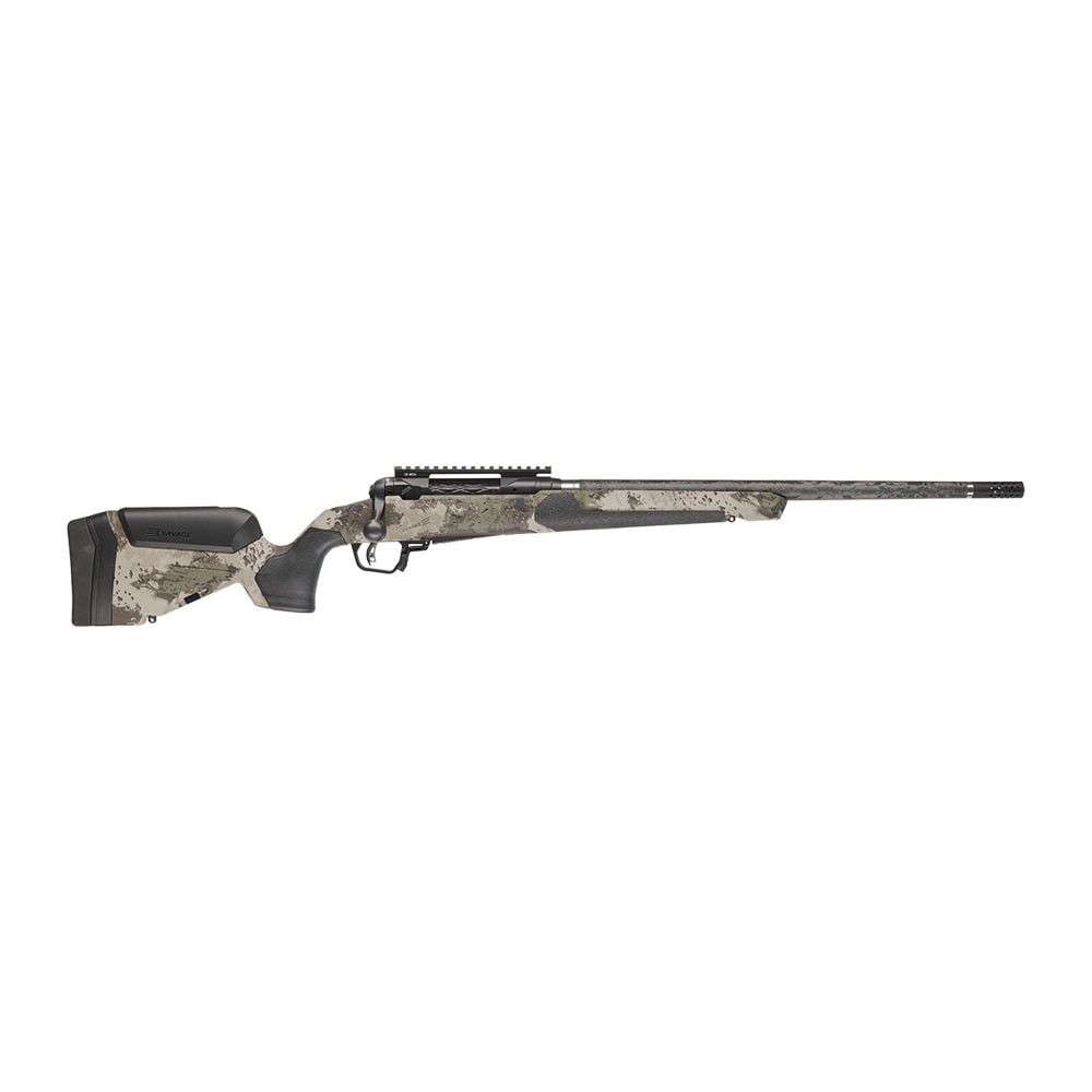 Savage Arms Model 110 Ultralite Pro Woodland 7mm BC 20"Bbl 1:8 Carbon Fiber THR Brake Diamond-Fluted 1-piece Rail Bolt Action Rifle 32717
