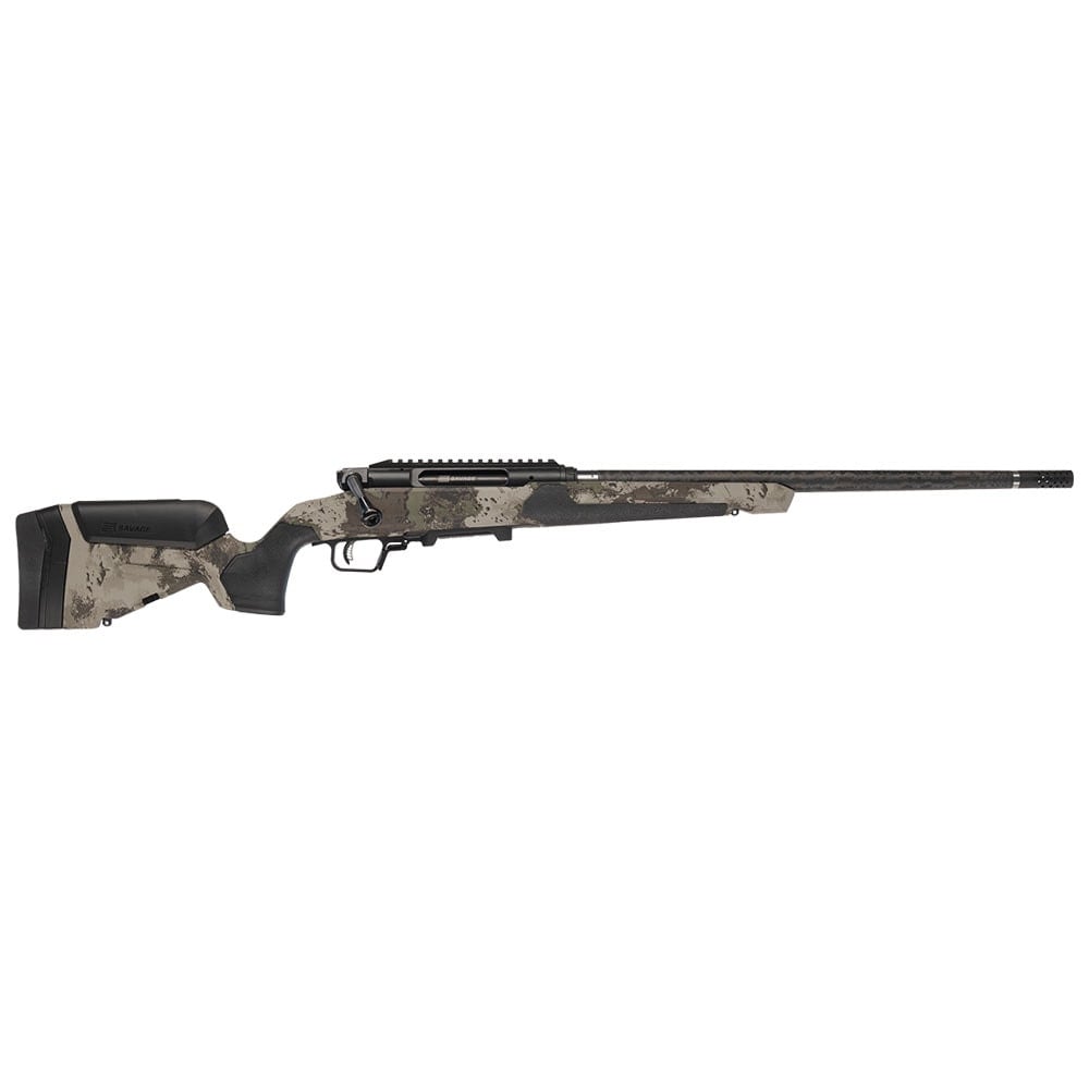 Savage Arms SPR Impulse Ultralite PRO 7mm Backcountry 20" (50.8 cm) 1:8" Bbl 3rd Synth Blackout/Woodland RH Full Bolt Action Rifle 32850