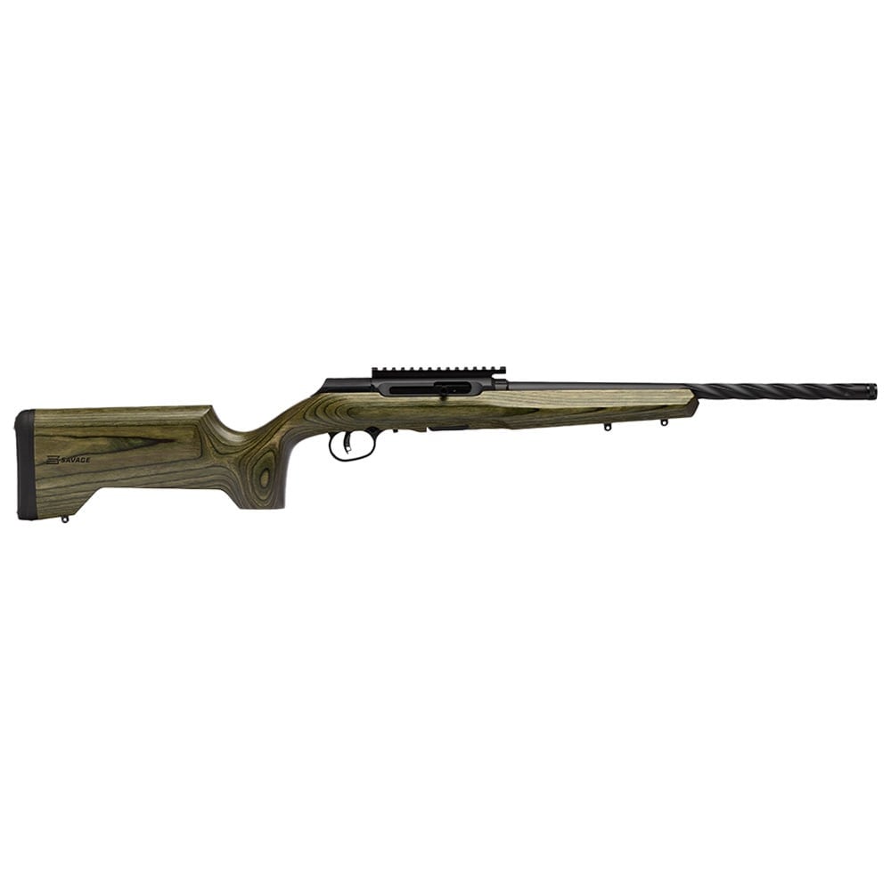 Savage Arms A22 Timber Tactical .22 LR 18" (45.7 cm) Bbl 10rd Laminate Black/OD Green RH Full Rifle 47258