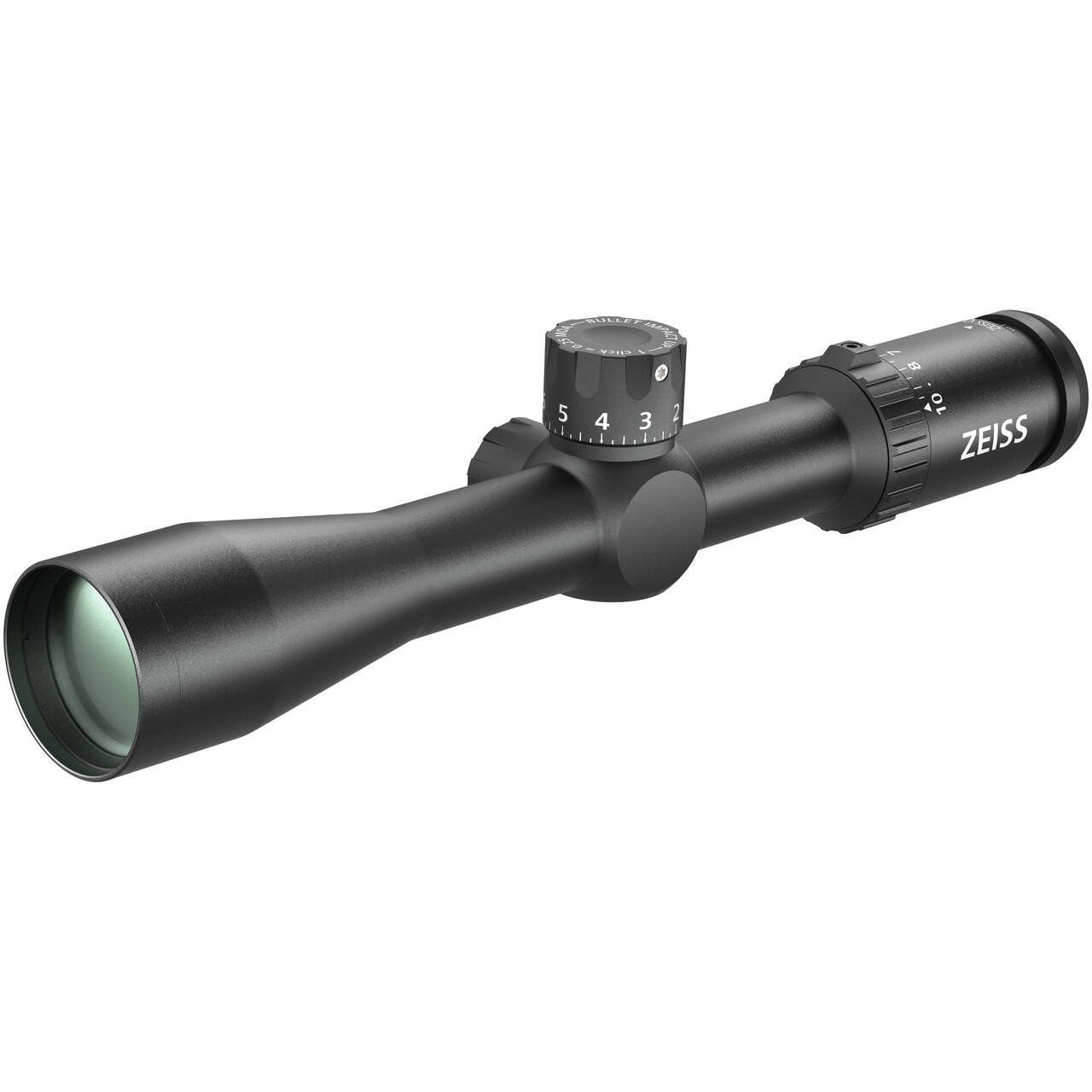 Zeiss V3 3.5-10x42mm 30mm .25 MOA SHRi Illum Reticle (#87) Fixed Parallax @ 150yds Ext Elev Capped Wind Riflescope w/Ballistic Stop 522712-9987-070