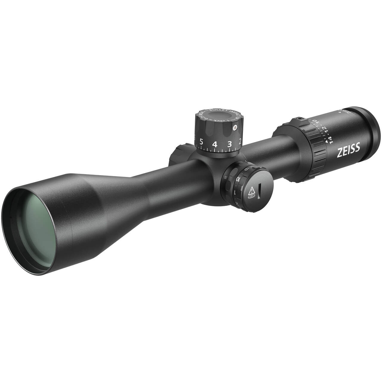 Zeiss V3 4.5-14x50mm 30mm .25 MOA SHRi Illum Reticle (#87) Adj Parallax 25yds Ext Elev Capped Wind Riflescope w/Ballistic Stop 522742-9987-070