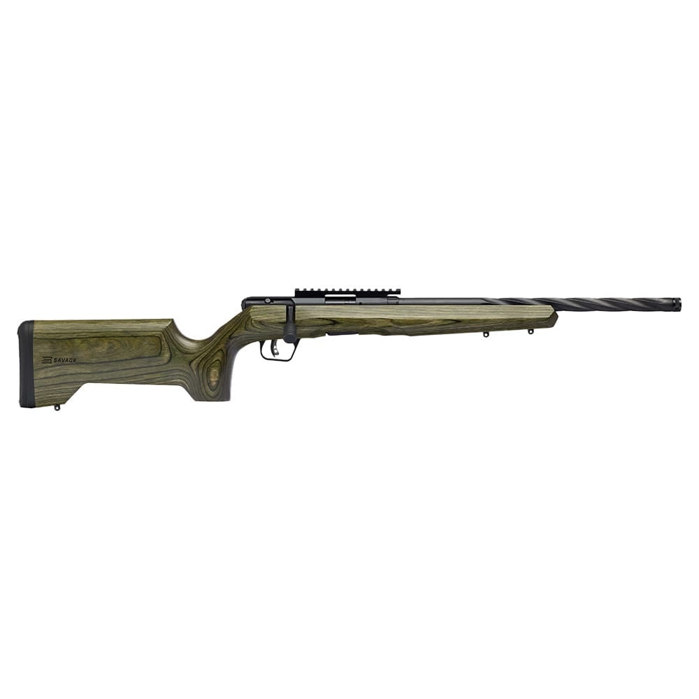 Savage Arms B17 Timber Tactical .17 HMR 18" (45.7 cm) Bbl 10rd Laminate Black/OD Green RH Full Rifle 70851