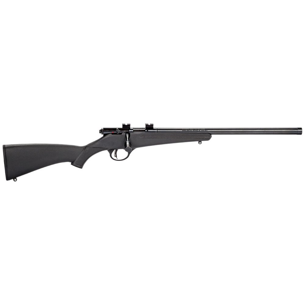 Savage Arms Rascal F-SR Single Shot Rimfire .22 LR 16.25" Heavy Bbl 1rd Synth AccuTrigger Black/Black RH Full Bolt Action Rifle 13809