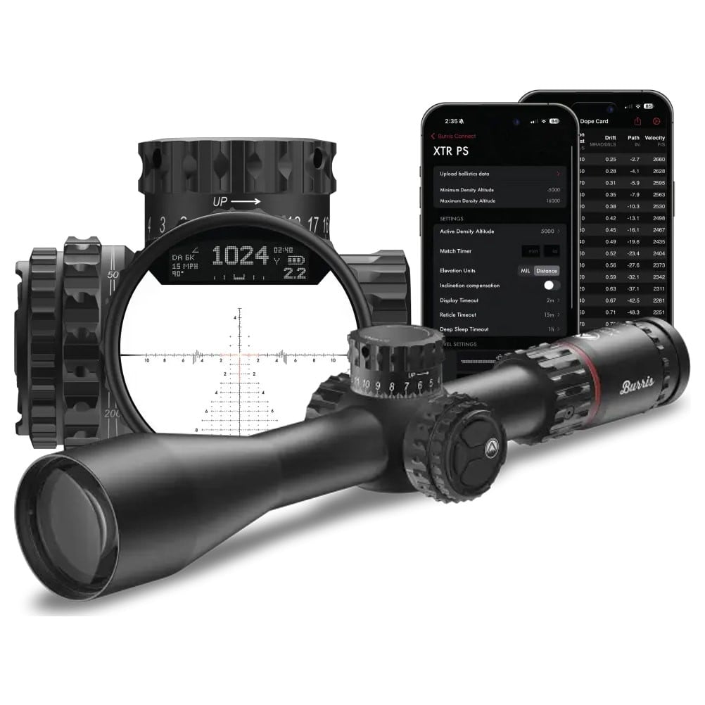 USED Burris XTR PS 5.5-30x56mm SCR2 MIL FFP Illum. Riflescope 201230 - Light Mount Marks USED10068