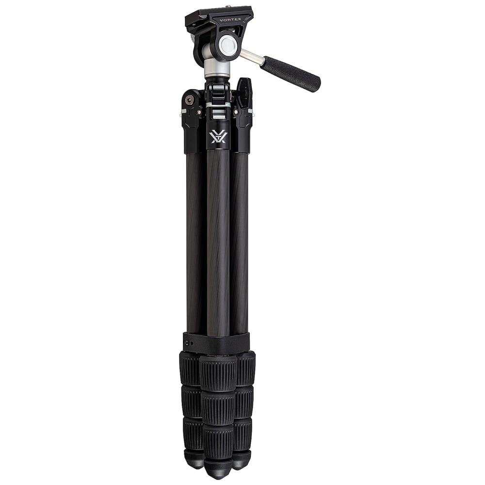 USED Vortex Summit Carbon II Tripod Kit w/QR Plate, Counterweight Hook, and (1) Hex Wrench TR-SMC - Like New - Missing Rubber Packing Strap USED10103