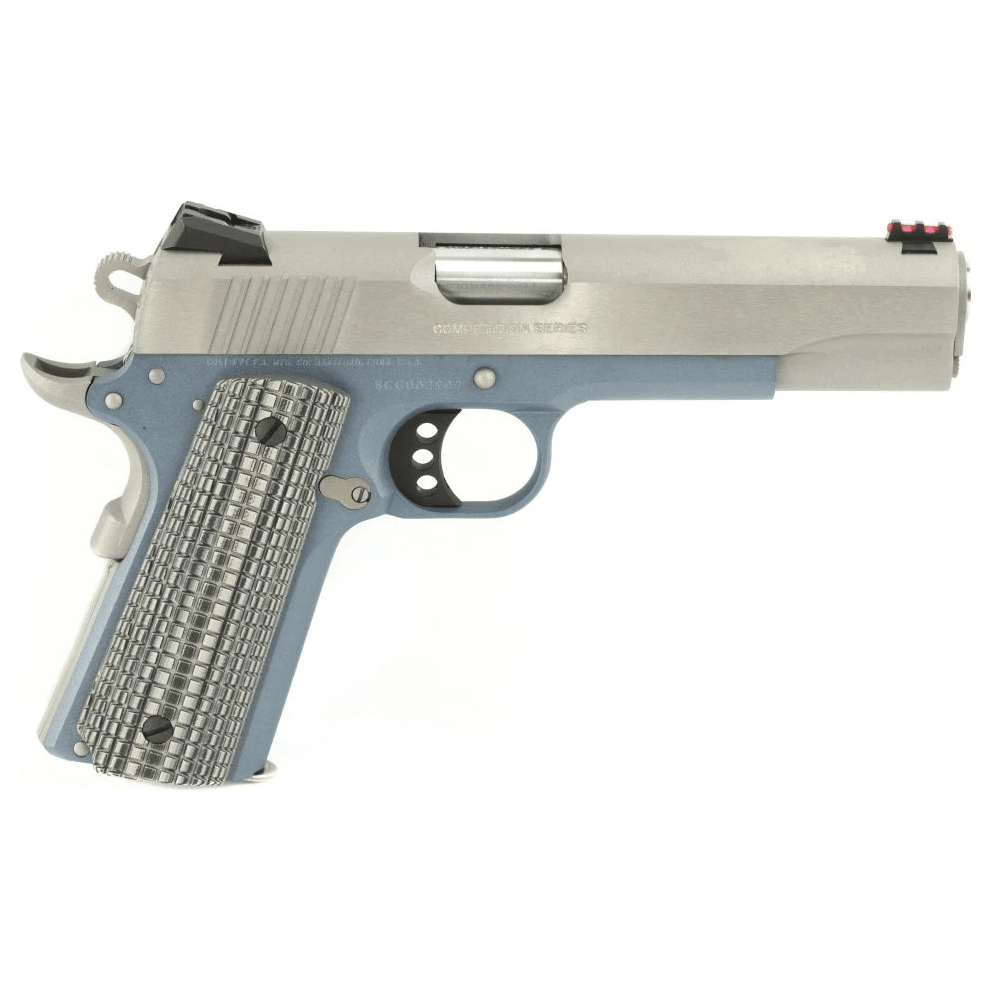 Colt 1911 Government Model Competition .45 ACP 5" National Match Bbl Series 70 SS Slide Blued Titanium Frame Pistol O1070CCS-BT