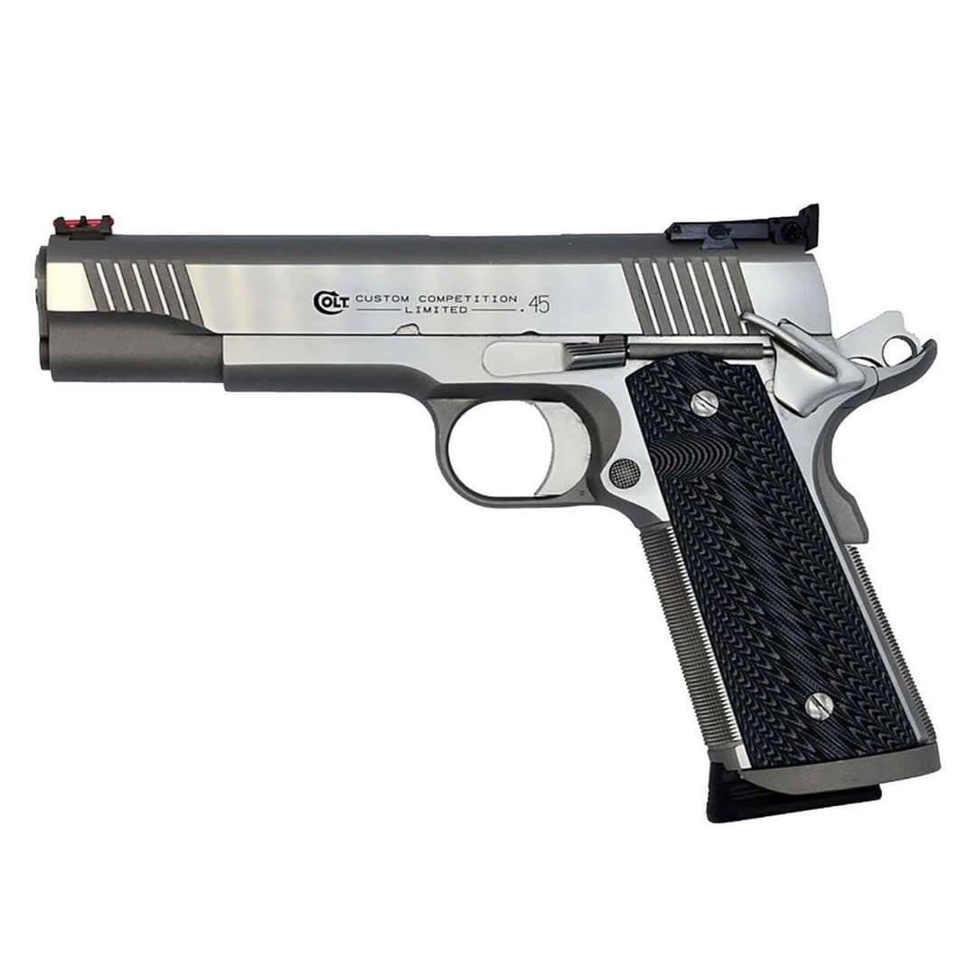 Colt 1911 Custom Competition .45 Auto 5" Bbl Series 70 G10 Grips SS Pistol O1070CS