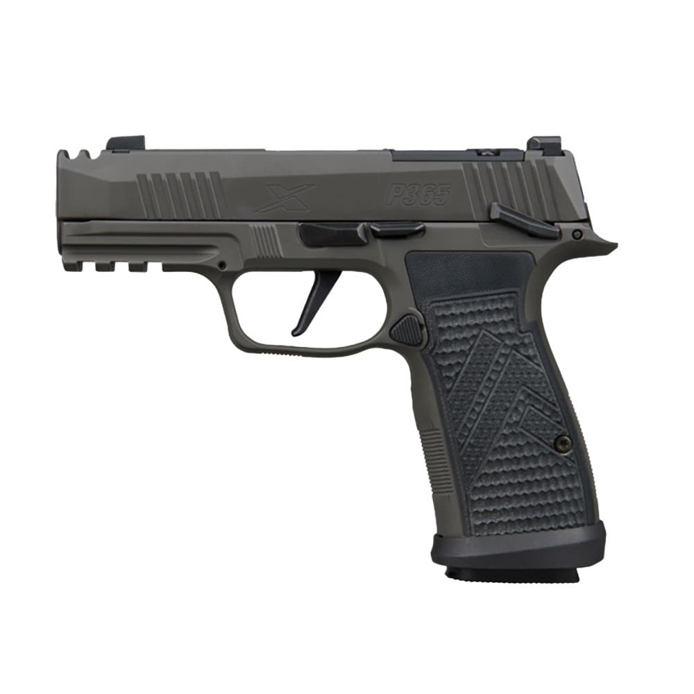 Sig Sauer P365-AXG Legion 9mm 3.1" Bbl Striker X-Ray 3 AXG Modular Grip Gray CA Compliant Pistol w/(3) 10rd Steel Mags 365AXGCA-9-LEGION-MS-CA