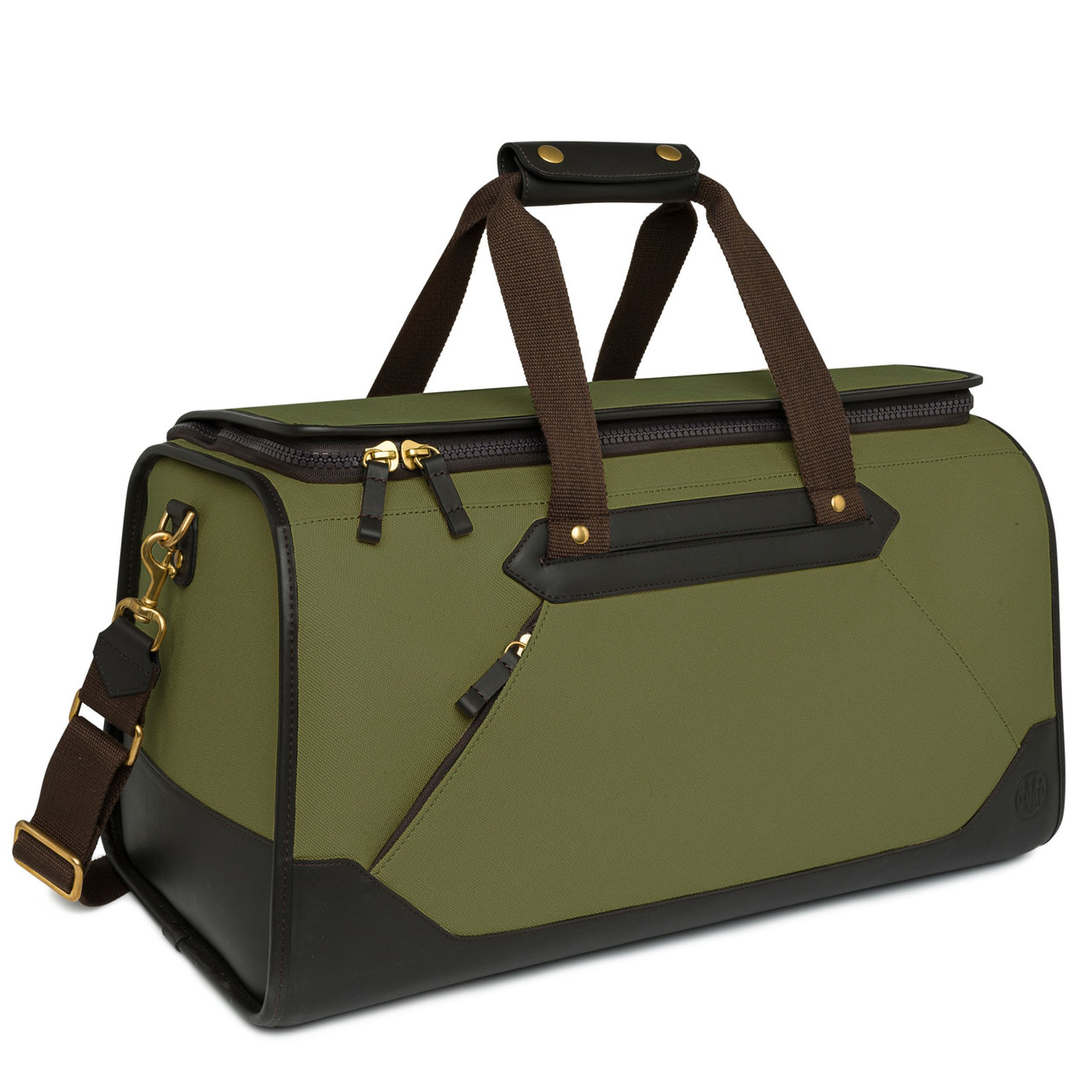 Beretta Terrain Evo Weekend Duffle Bag, Olive Green w/Zipperd Pocket & Brass Hardware BS782T252107QYUNI