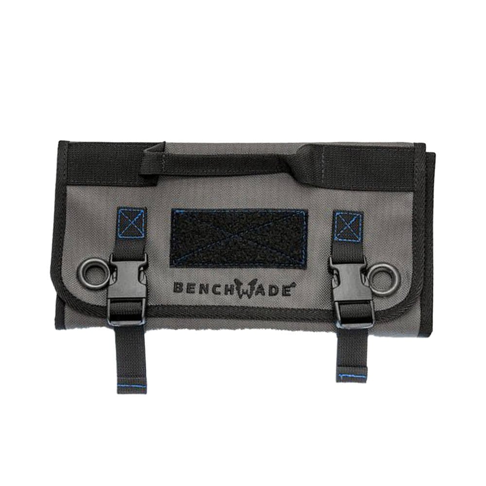 Benchmade 11 Knives & 2 Pen Capacity Nylon & Urethane Coated Grey & Black Knife Roll 50019
