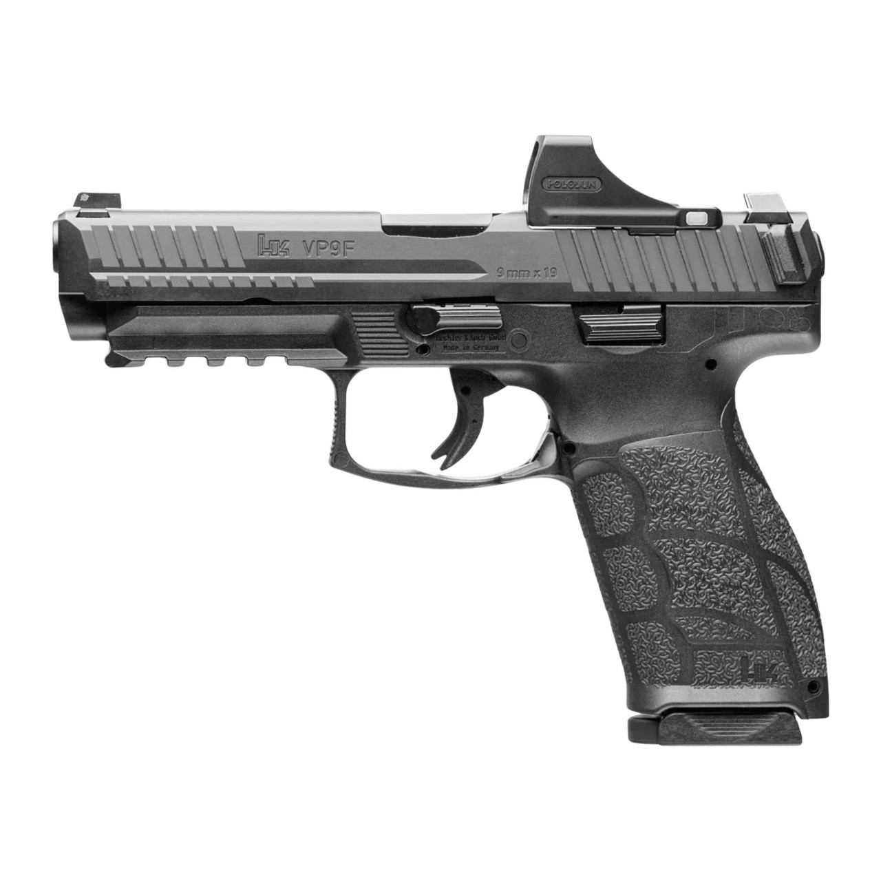 Heckler & Koch VP9A1 Full Size 4.5"Bbl 9mm Optic-Equipped Pistol w/ Holosun SCS, 2x10rd Magazines, CA Compliant 81001496