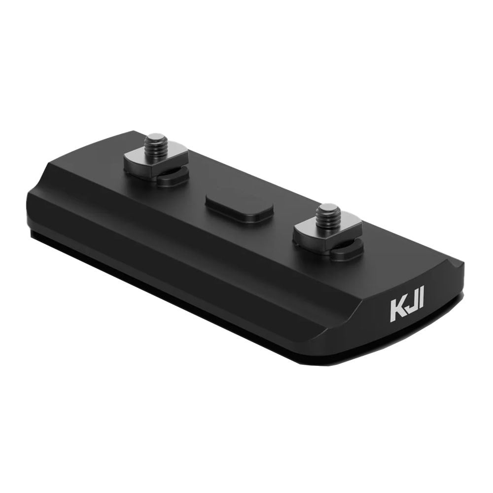 KJI Tripods Anodized Aluminum ARCA to M-LOK Adapter w/Slide Lock Screws KJ89022