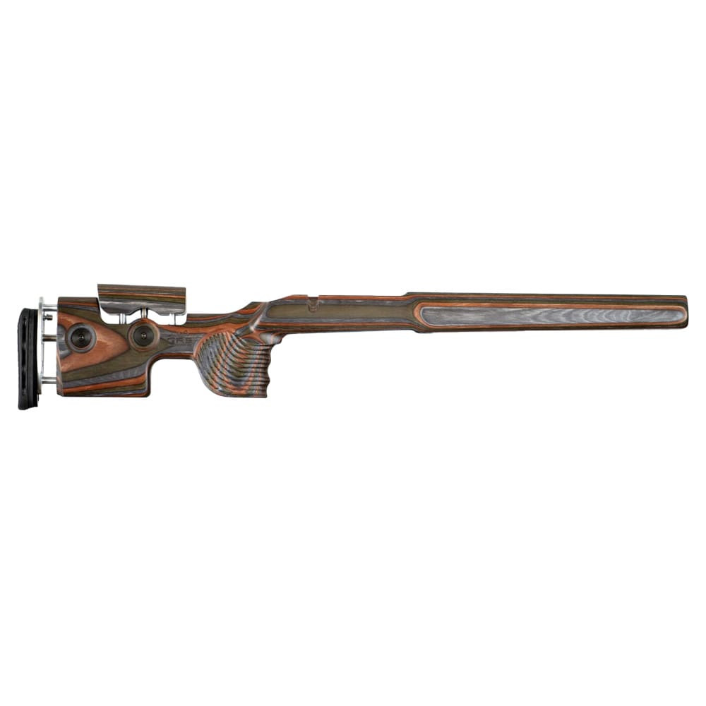 GRS Riflestocks Loke Howa 850mm-Length Adjustable LOP and Cheekpiece 59mm-Wide Forend w/ Limbsaver Green Mountain Camo 106070