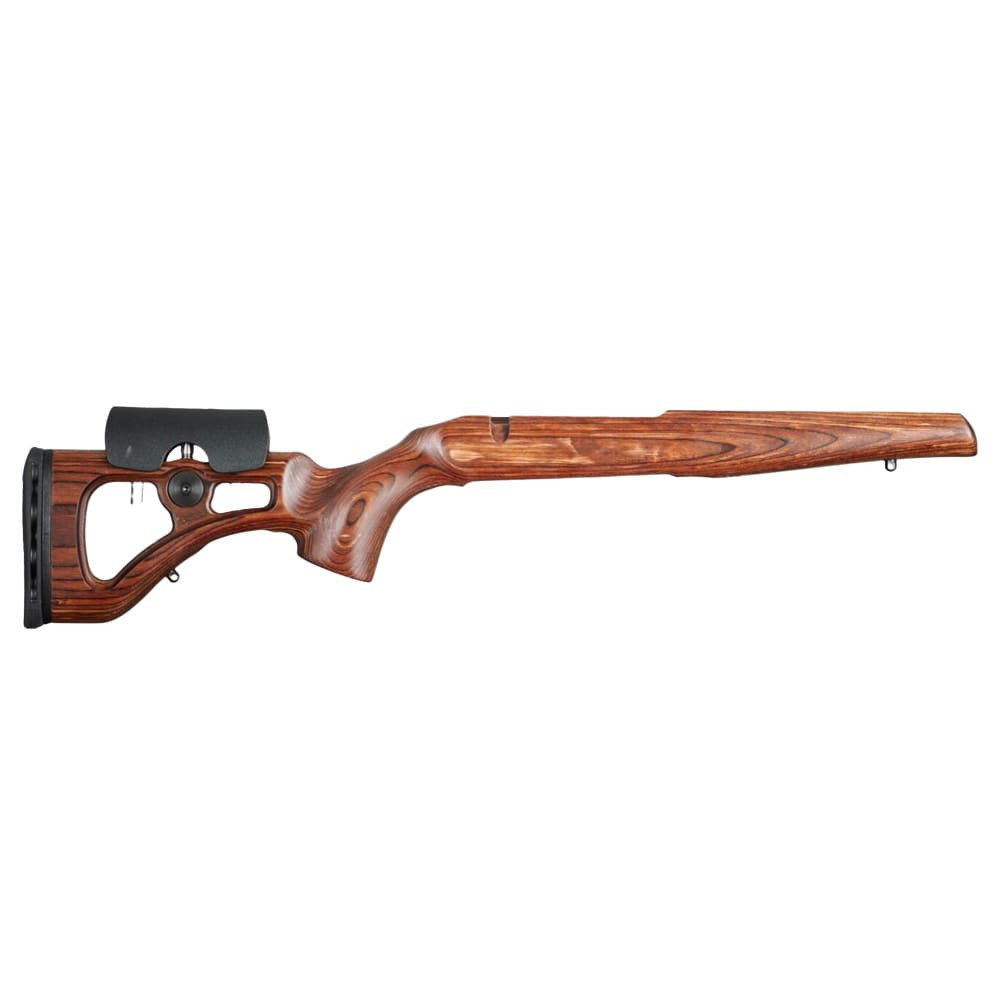 GRS Riflestocks Lightweight Classic Blanks 72.5mm-Length Adjustable LOP and Cheekpiece 40mm-Wide Forend w/ Limbsaver Brown 106263