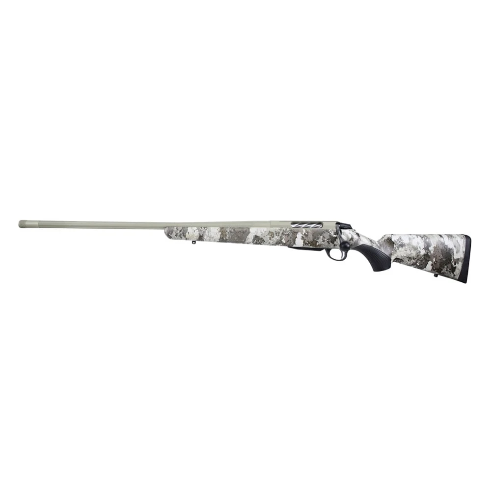 Tikka T3x 7mm PRC 24 Fluted Threaded Bbl 1:8 5/8in x 24 TPI LH Veil Alpine Cerakote Hunting Rifles JRTXVA47124