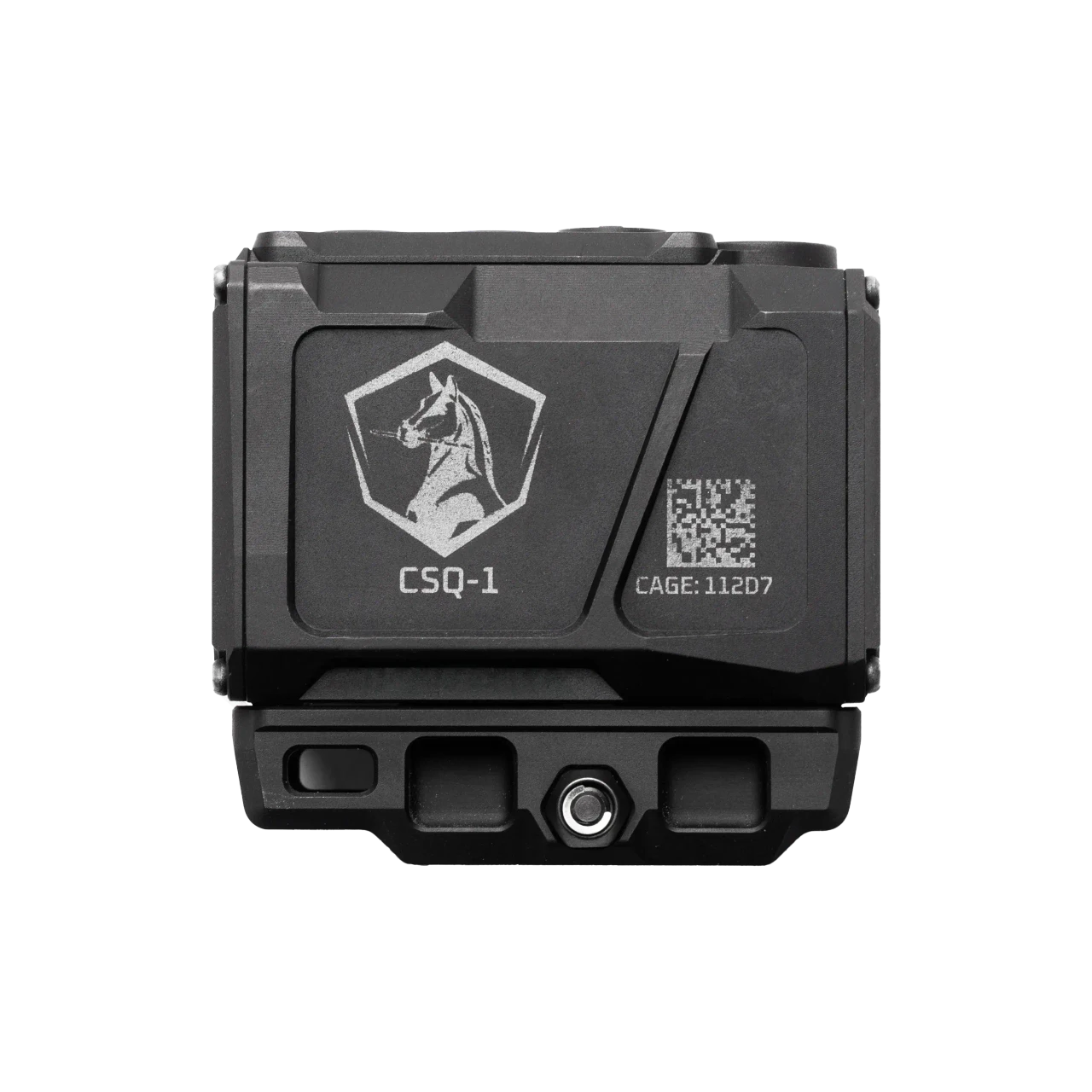 Colt Optics CSQ-1 0.43 MRAD (1.5 MOA) Dot and 19.8 MRAD (68 MOA) Circle 1913 Rifle Rail Mount Black Square Red Dot Sight R105-101