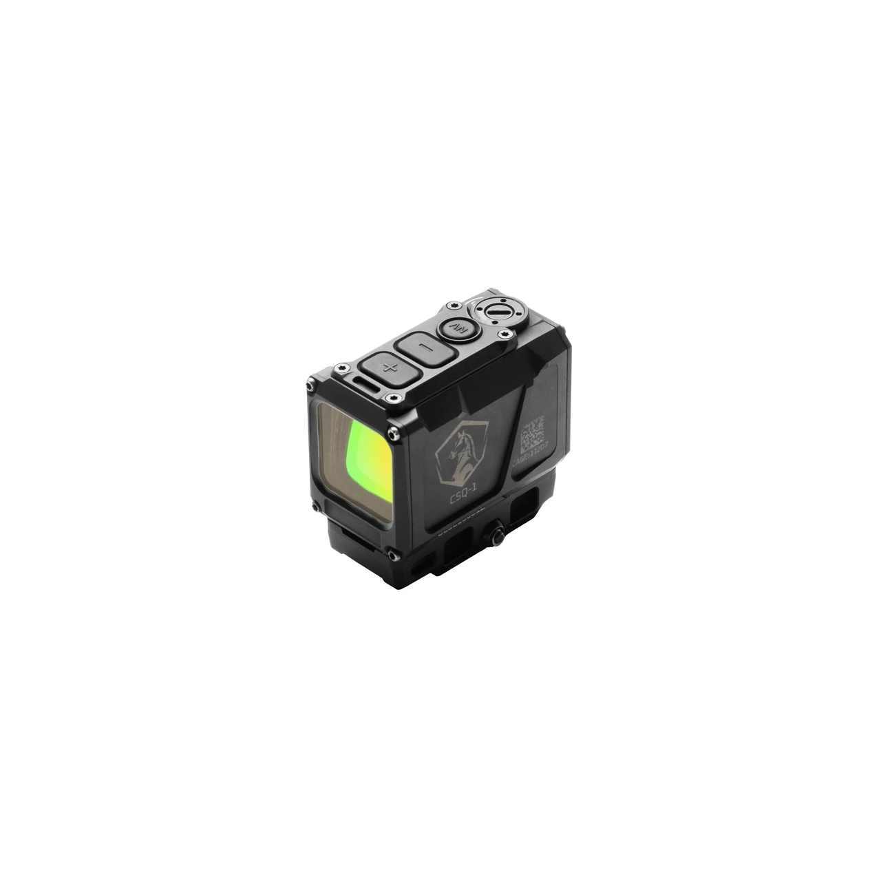 Colt Optics CSQ-1C 0.43 MRAD (1.5 MOA) Dot and 19.8 MRAD (68 MOA) Circle 1913 Rifle Rail Mount Coyote Square Red Dot Sight R105-102