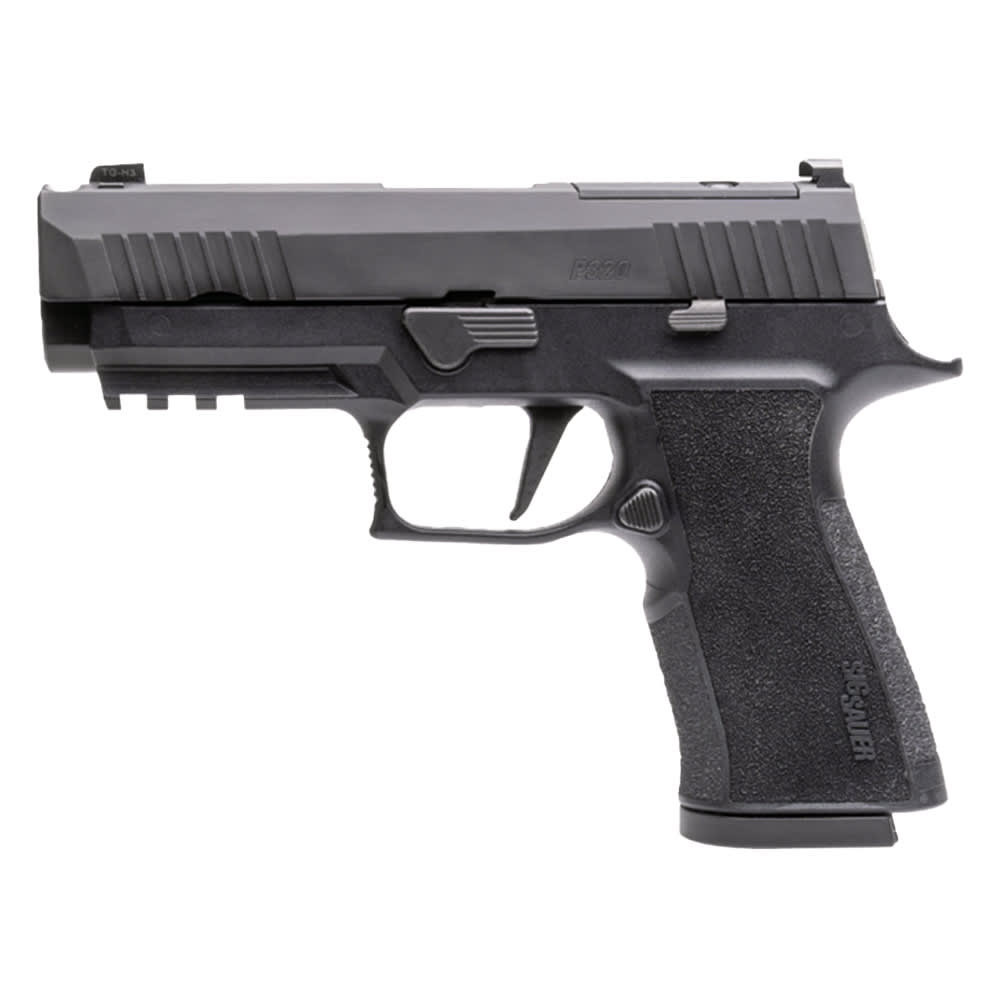 Sig Sauer P320 XTEN Carry Comp 10mm 3.8" Bbl Compensator X-Series Striker X-RAY 3 Optics Rdy Poly X Grip BLK Pistol w/(2) 10rd Mags 320XCA-10-COMP-10