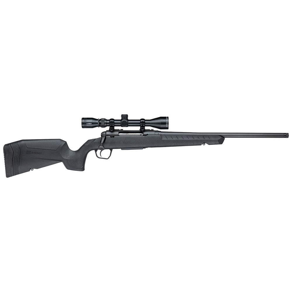 Savage Arms G4 Axis XP .243 WIN 1:9.25" 5/8x24 20" Heavy Sporter Bbl Carbon Steel/Synth Matte BLK Rifle w/3-9x40 Scope 33077