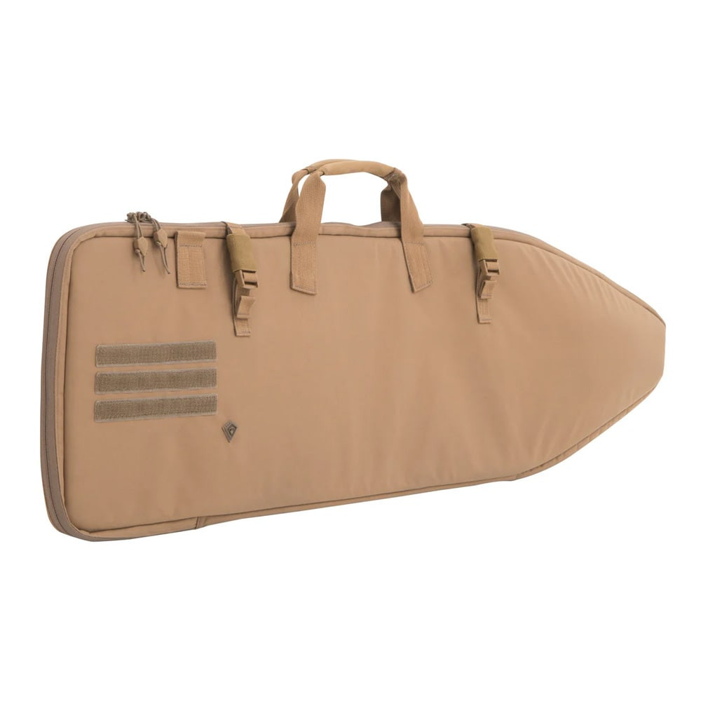 First Tactical Coyote 500D Nylon Rifle Sleeve 36in w/ YKK Zippers, Closed-Cell Foam, Compression-Molded Barrel Mount 180007-060-1SZ