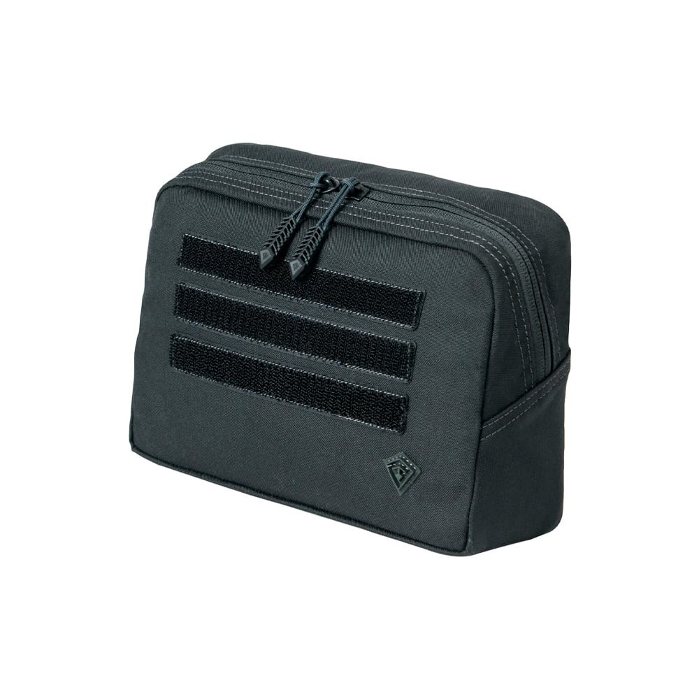 First Tactical Tactix 9x6" 500D Nylon Black Utility Pouch w/ Reversible Foam Sleeve  180013-019-1SZ